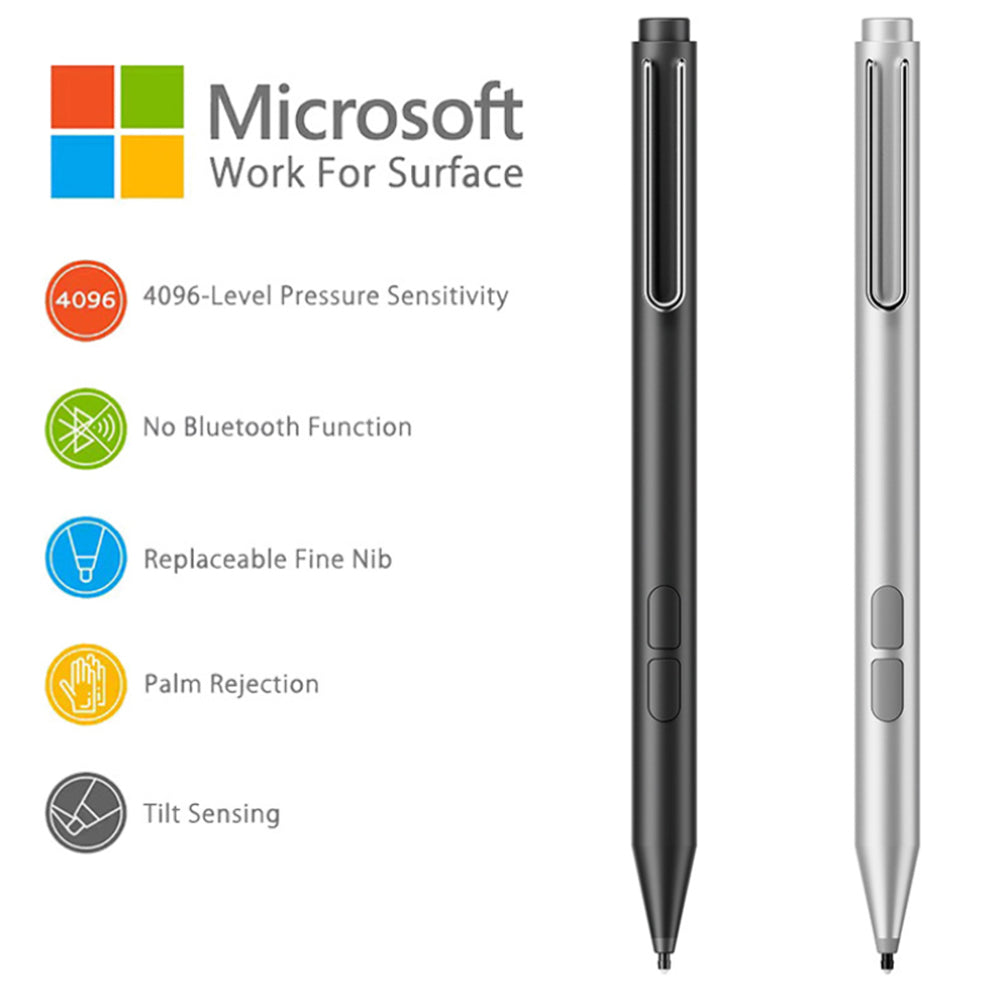 Touch Pen Techsuit F94S για Microsoft Surface / Asus Transformer / Zen / Vivobook / HP Envy / Pavilion / Spectre, Ενεργή Έκδοση, Μαύρο