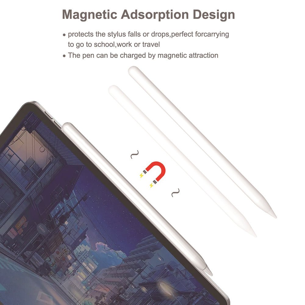 Touch Pen Techsuit M2 για Apple iPad, Ενεργή Έκδοση, Λευκό