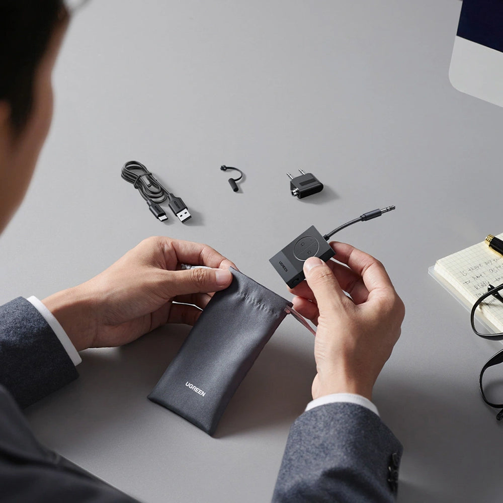 Πομπός Bluetooth UGREEN BT305 (65706), AUX, Μαύρος