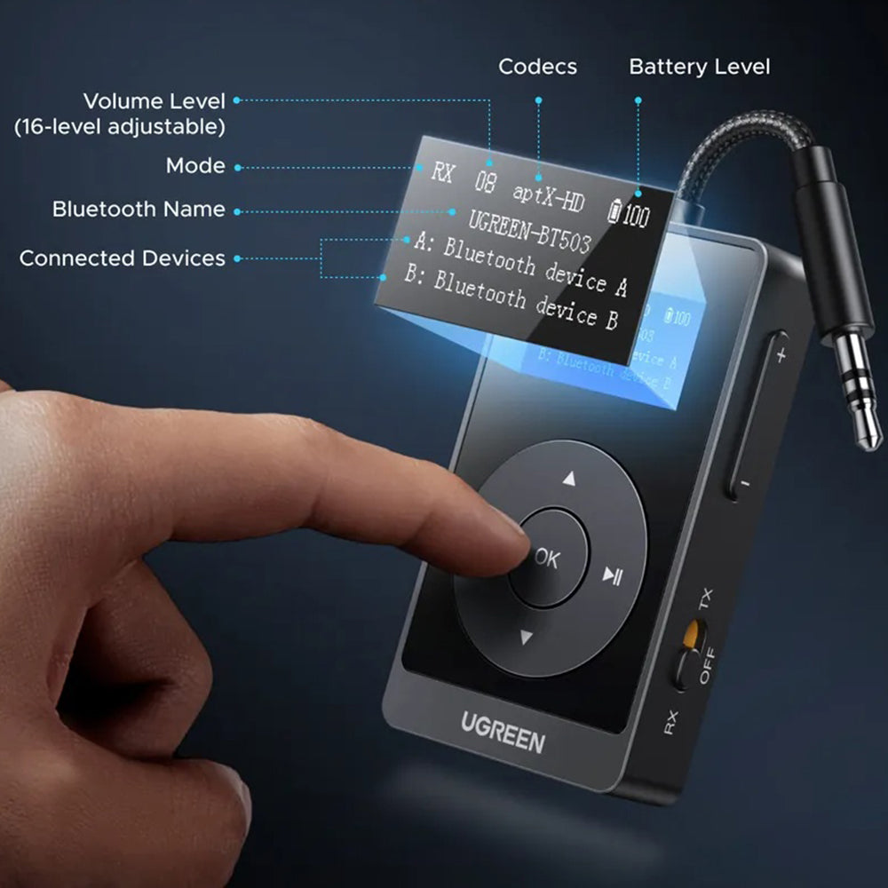 Πομπός / Δέκτης Bluetooth UGREEN BT503 (45492)