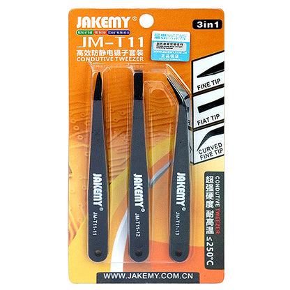 Jakemy Αντιστατικό τσιμπιδάκι JM-T11, 3σε1