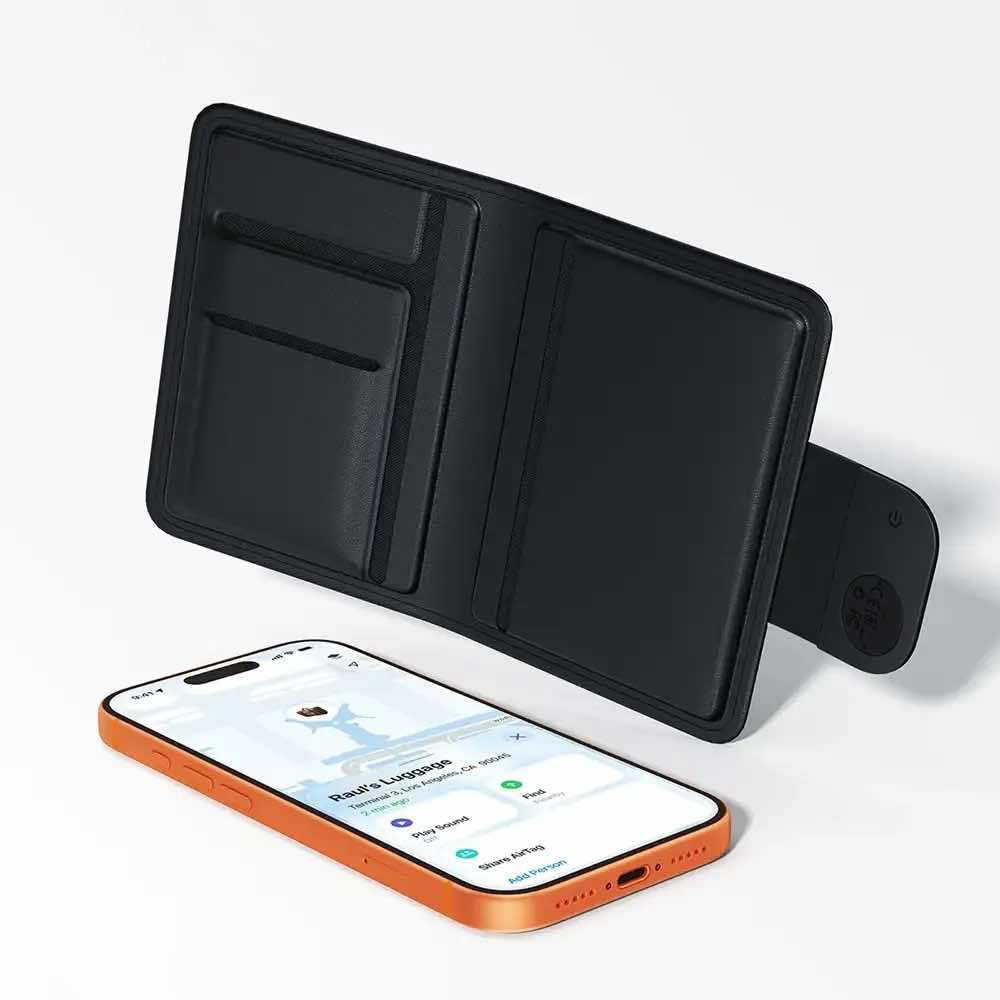Acefast SmartTag Passport S6 για iOS Series, Μαύρο