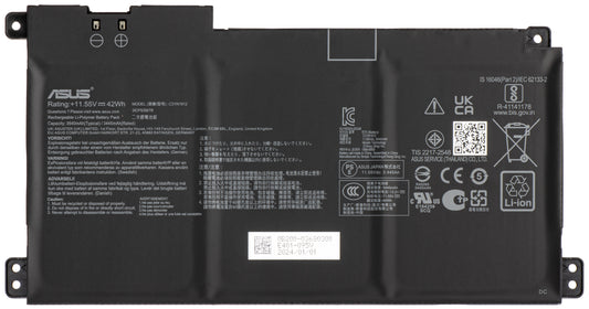 Μπαταρία Asus E410 BATT / BYD PRIS / C31N1912, 3640mAh, Service Pack 0B200-03680000