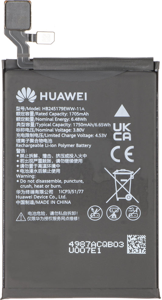 Huawei Mate X7 Battery, HB245179EWW-11A, Service Pack 02357JJU