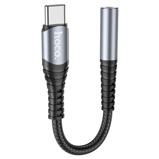 Προσαρμογέας Ήχου USB-C - 3.5mm HOCO LS33, Γκρι