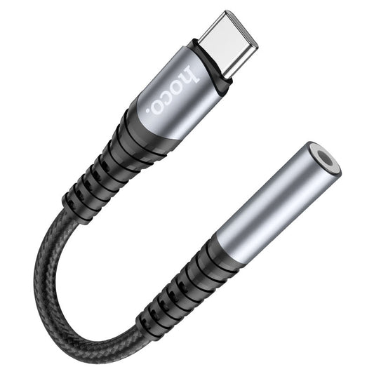 Προσαρμογέας Ήχου USB-C - 3.5mm HOCO LS33, Γκρι
