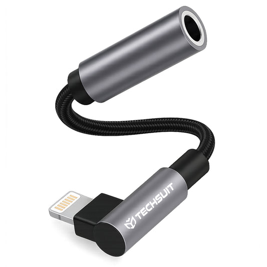 Προσαρμογέας Ήχου Lightning - 3.5mm Techsuit AC6 MusicDox, Γκρι