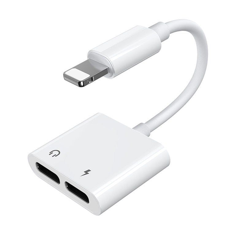 Αντάπτορας Ήχου Lightning σε Lightning Joyroom S-Y104 Ben, με θύρα φόρτισης Lightning, Λευκό