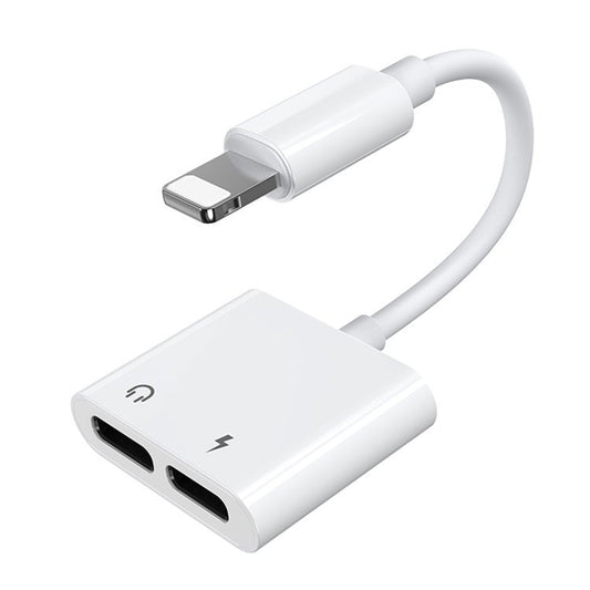 Προσαρμογέας Ήχου Lightning - 2 x Lightning Joyroom S-Y104, Λευκό