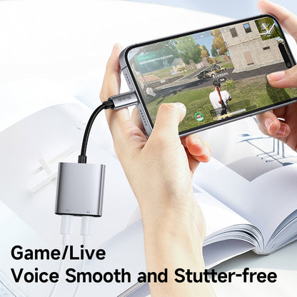 Αντάπτορας Ήχου Lightning - Lightning / Lightning McDodo CA-5560 Wales, Γκρι