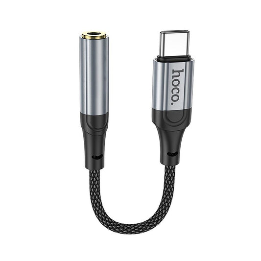 Προσαρμογέας Ήχου USB-C - 3.5mm HOCO LS36, Γκρι