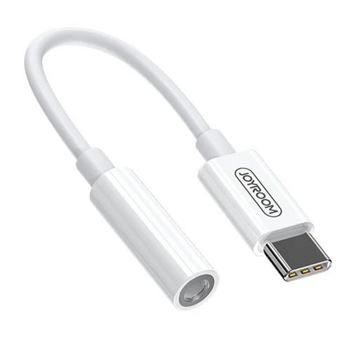 Προσαρμογέας Ήχου USB-C - 3.5mm Joyroom SH-C1, Λευκό