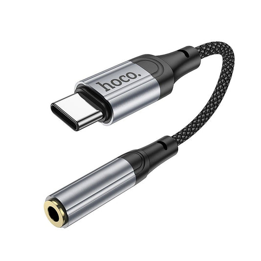 Προσαρμογέας Ήχου USB-C - 3.5mm HOCO LS36, Γκρι