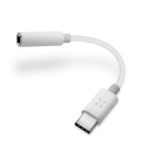 USB-C to 3.5mm Fixed Audio Adapter, White