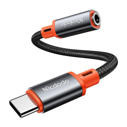 Προσαρμογέας Ήχου USB-C - 3.5mm McDodo CA-7561, Μαύρο