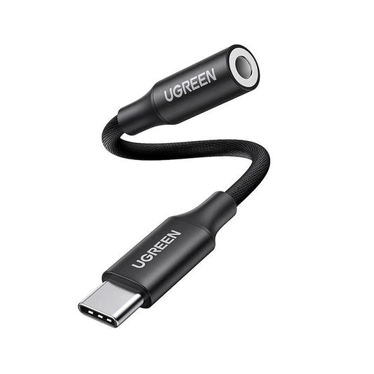 Προσαρμογέας Ήχου USB-C - 3.5mm UGREEN AV161, Μαύρο