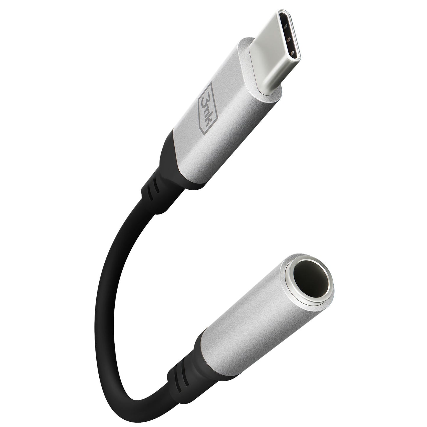 Προσαρμογέας Ήχου USB-C - 3.5mm 3MK, Ασημί