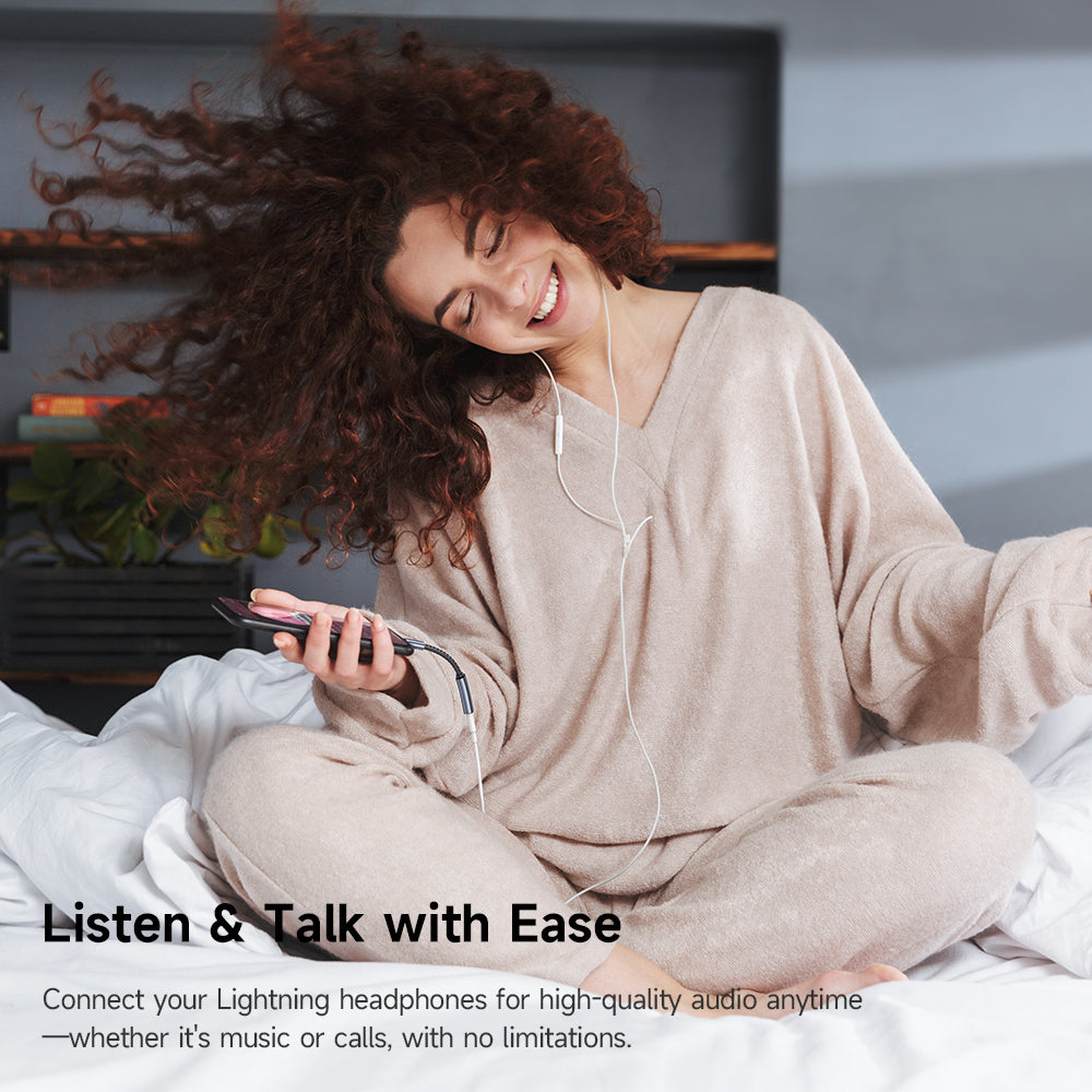 Προσαρμογέας Ήχου USB-C - Lightning McDodo CA-4870, Γκρι