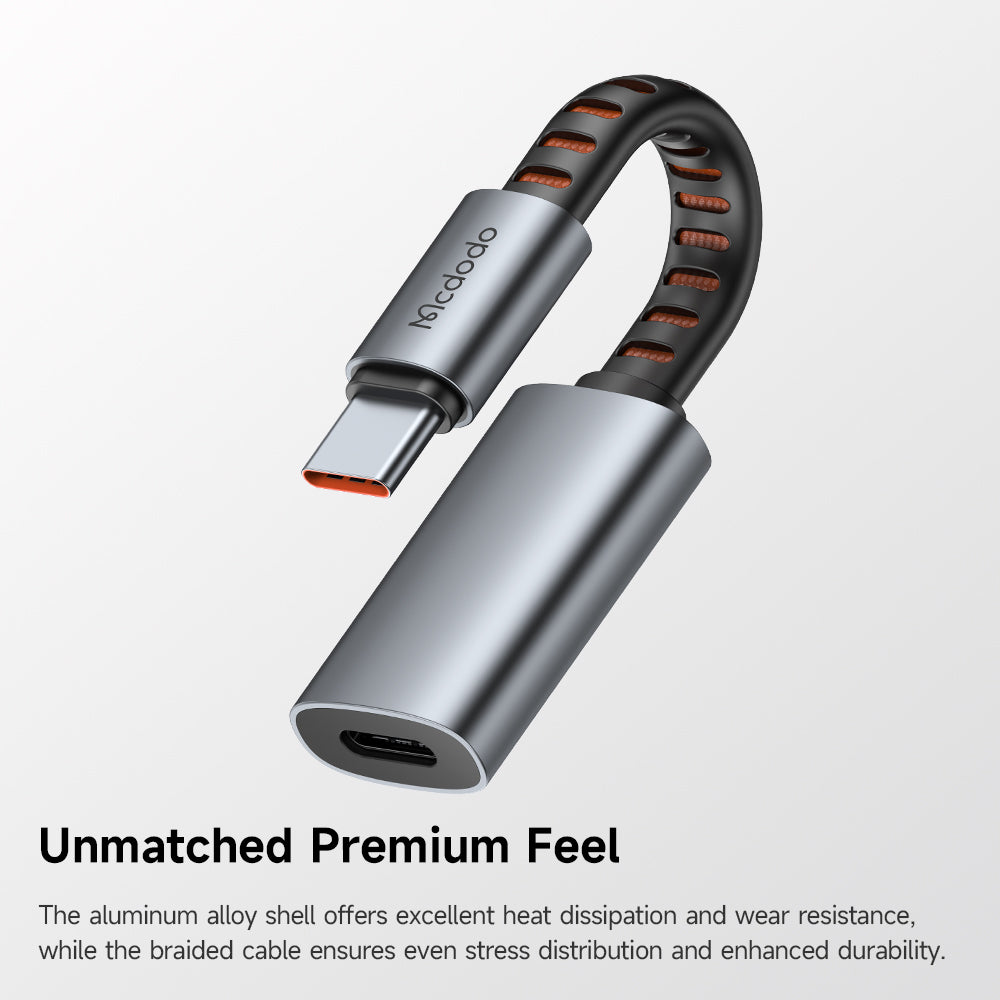 Προσαρμογέας Ήχου USB-C - Lightning McDodo CA-4870, Γκρι