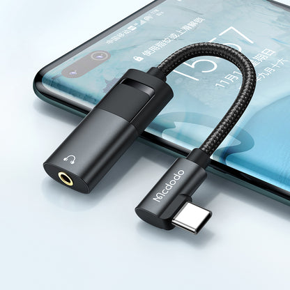 Προσαρμογέας Ήχου USB-C - USB-C / 3.5mm McDodo CA-1880, Μαύρο