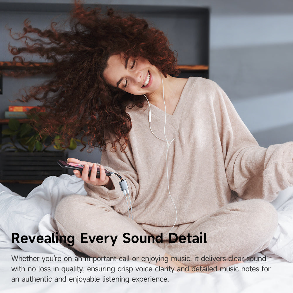 Προσαρμογέας Ήχου USB-C - USB-C / USB-C McDodo CA-3370, Γκρι