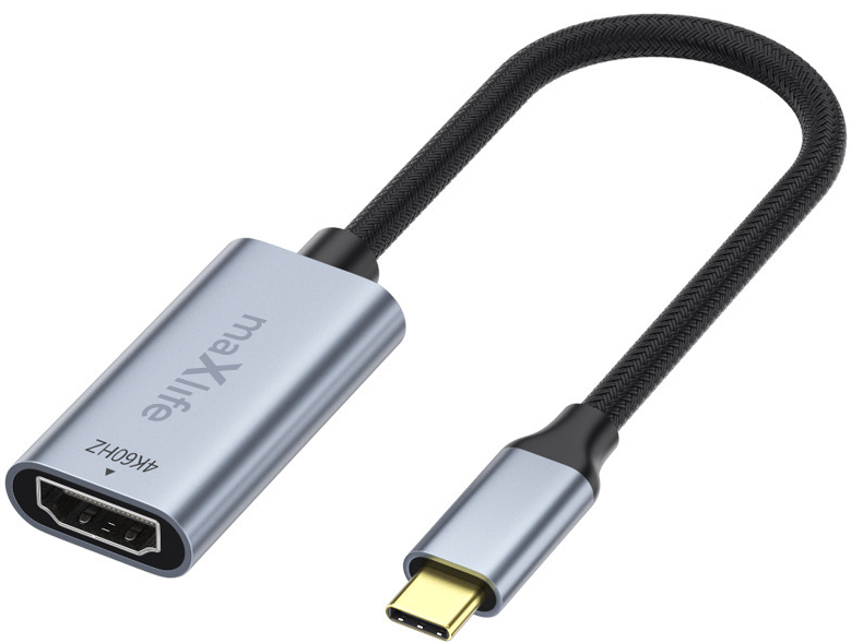Προσαρμογέας Ήχου και Βίντεο USB-C - HDMI MaXlife MXHC-01, Γκρι