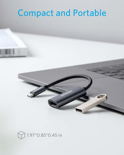 Προσαρμογέας Ήχου και Βίντεο USB-C - HDMI Anker 310, Γκρι A83120A2