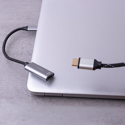 Προσαρμογέας Ήχου και Βίντεο USB-C - HDMI MaXlife MXHC-01, Γκρι
