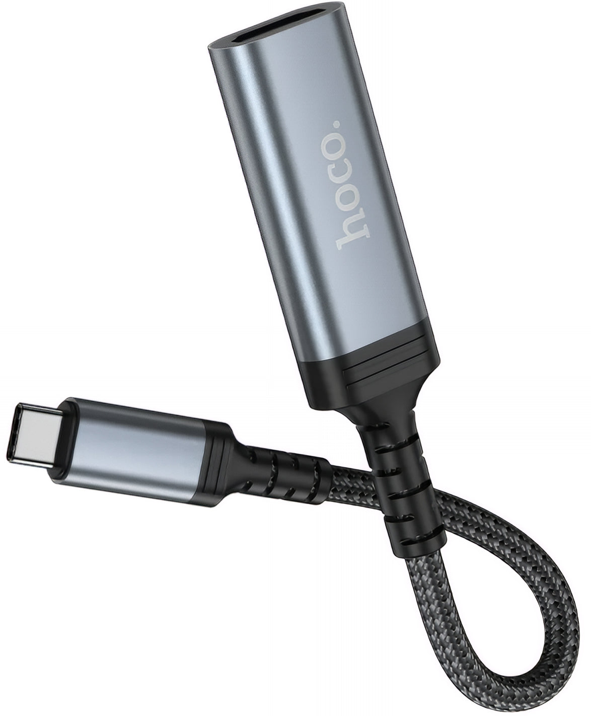 Προσαρμογέας Ήχου και Βίντεο USB-C - HDMI HOCO UA43A, Γκρι
