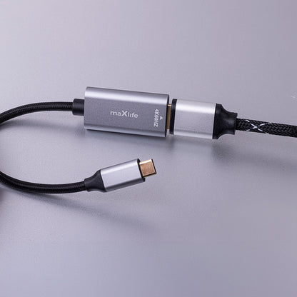 Προσαρμογέας Ήχου και Βίντεο USB-C - HDMI MaXlife MXHC-01, Γκρι
