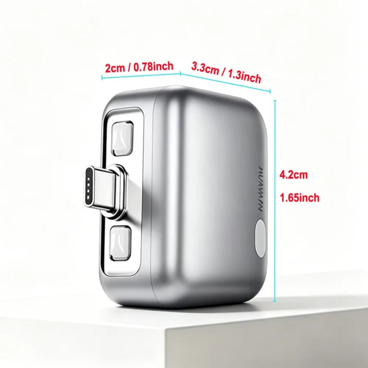Αυτόματος Αποσυνδετικός Αντάπτορας USB-C KUWAJIA KH-51 για Τροφοδοσία με Αυτόματη Αποσύνδεση και Προστασία Μπαταρίας, Ασημί