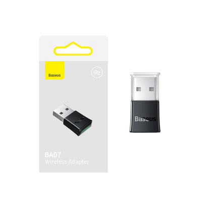 Baseus Προσαρμογέας Bluetooth USB BA07, Μαύρο ZJBA0101010001 