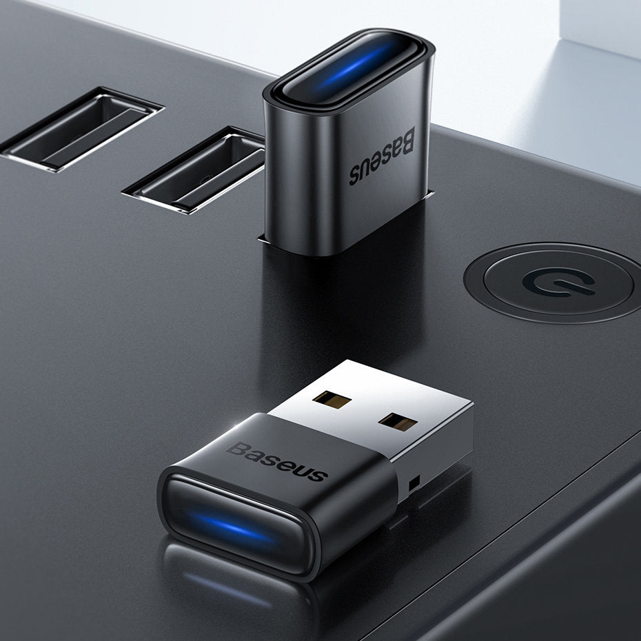 Baseus Προσαρμογέας Bluetooth USB BA04, μαύρο ZJBA0000000001