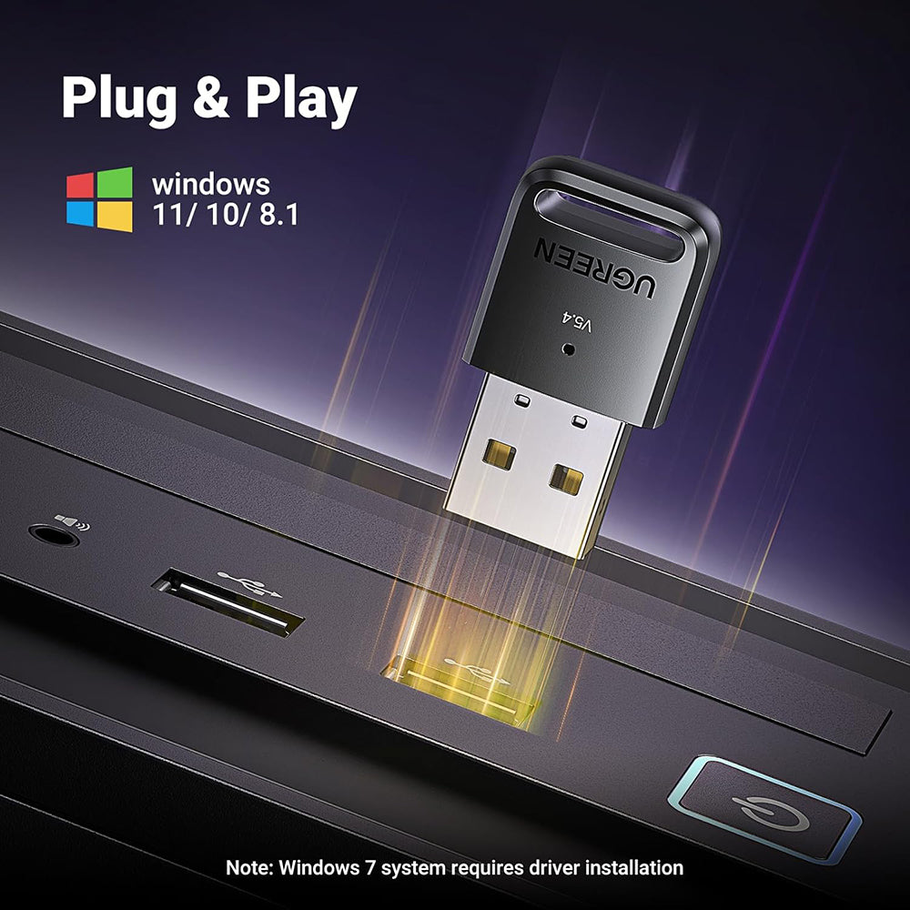 Αντάπτορας Bluetooth USB UGREEN CM748 (35058), Μαύρος