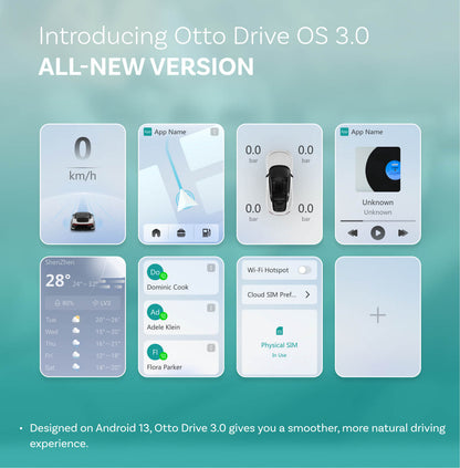 Ασύρματος προσαρμογέας Carplay / Android Auto Ottocast OttoAibox P3 Pro για Apple iPhone / Android Series PCS61-T