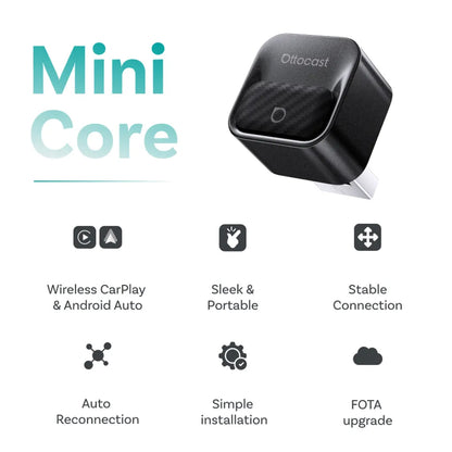 Ασύρματος προσαρμογέας Carplay / Android Auto Ottocast Mini Pico Style B για Apple iPhone / Android Series CA525-T3
