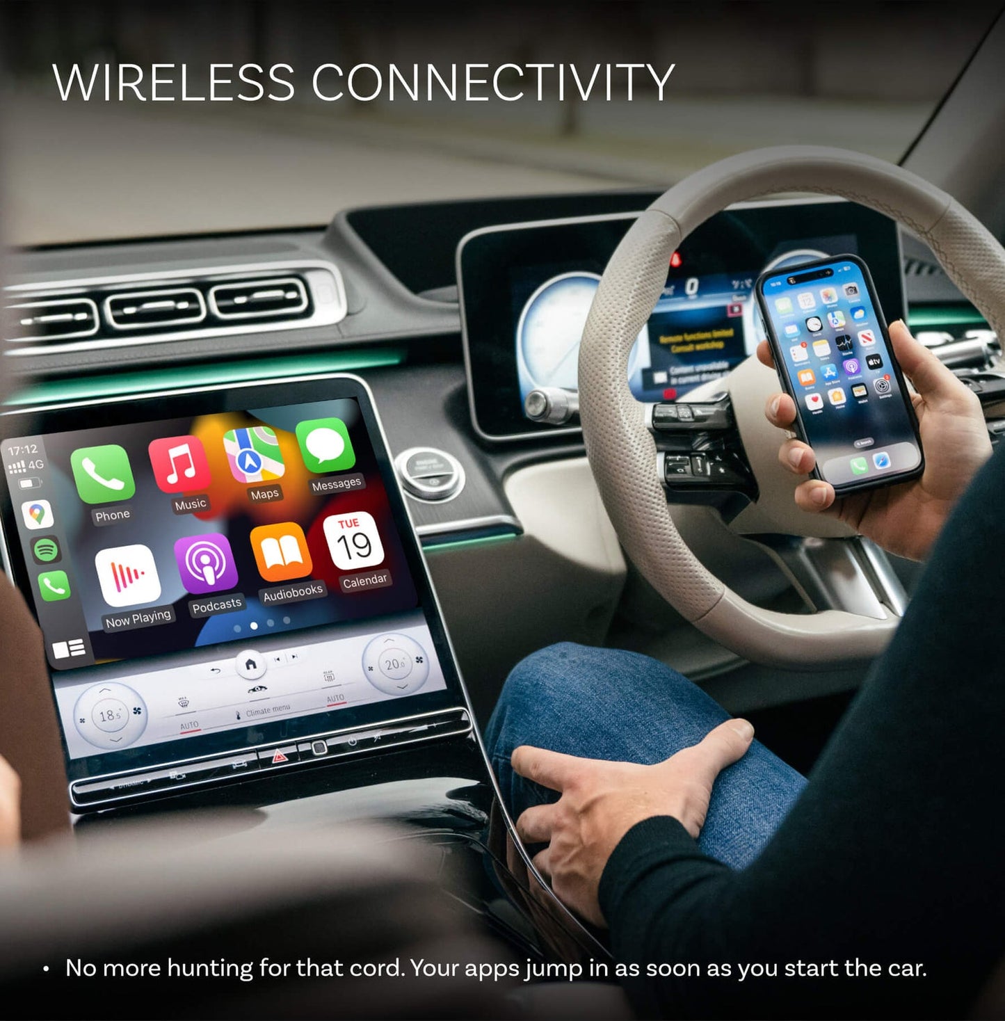 Ασύρματος προσαρμογέας Carplay / Android Auto Ottocast Mini Pico Style B για Apple iPhone / Android Series CA525-T3