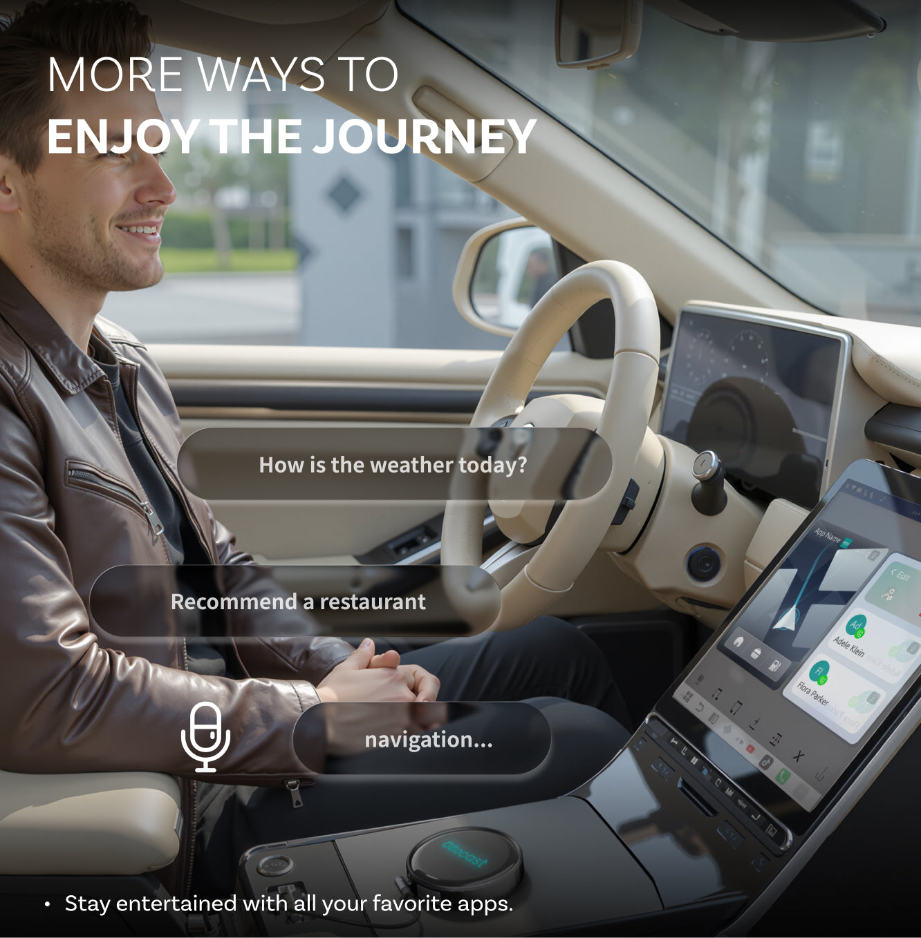 Ασύρματος προσαρμογέας Carplay / Android Auto Ottocast OttoAibox P3 Pro για Apple iPhone / Android Series PCS61-T