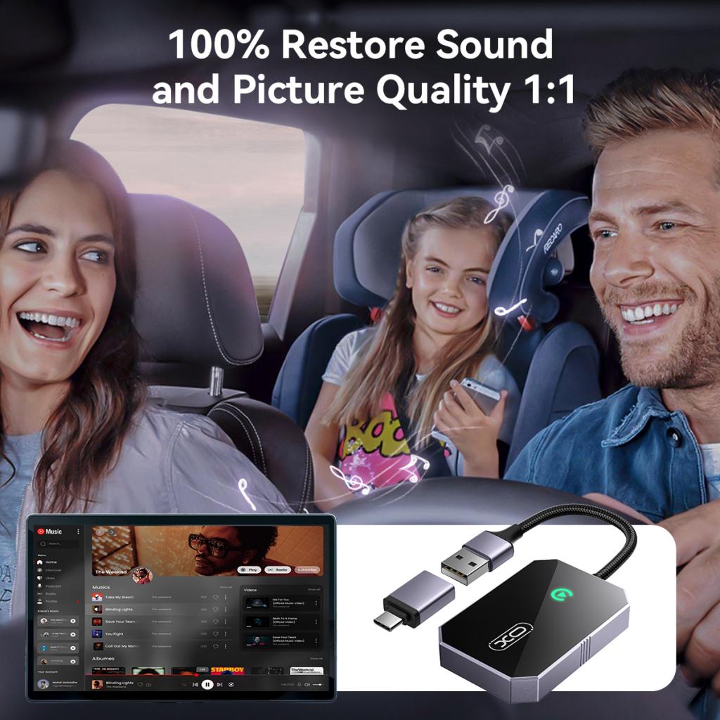 Αντάπτορας Carplay Wireless XO Design CZ016 για Apple iPhone Series