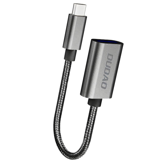 Dudao L15T Προσαρμογέας USB-C σε USB-A OTG, Μαύρο