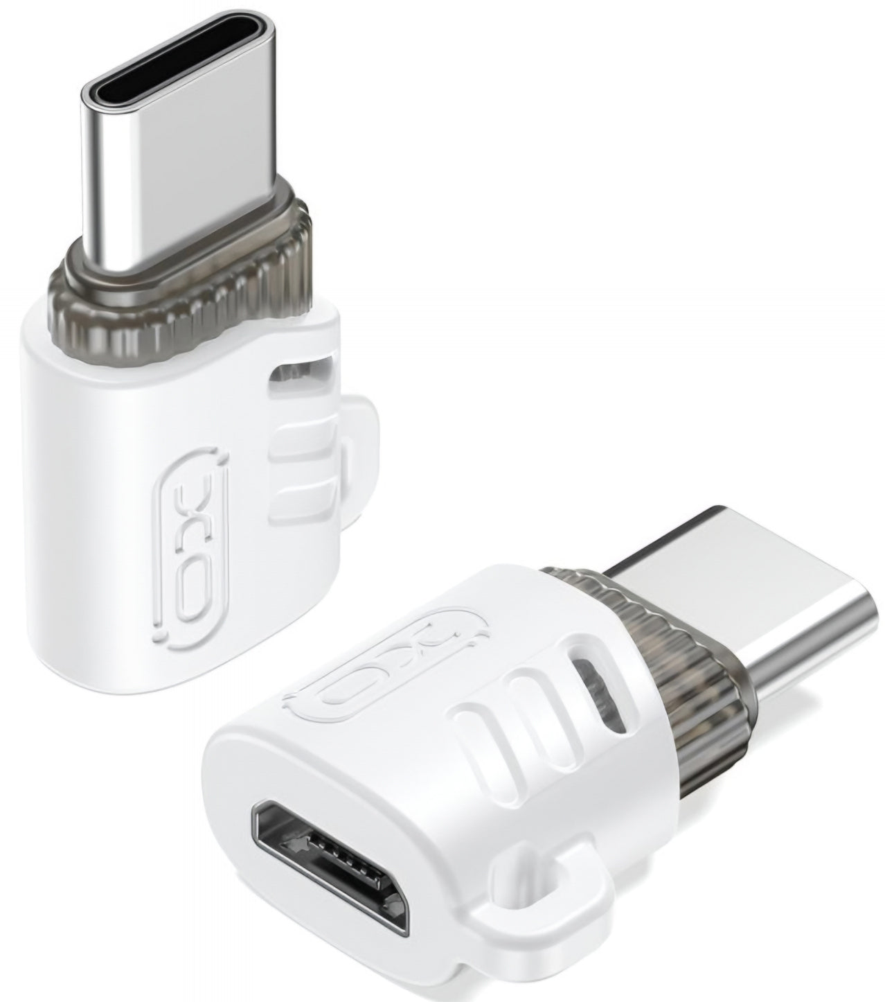 Προσαρμογέας Δεδομένων και Φόρτισης microUSB - USB-C XO Design NB256G, Λευκό