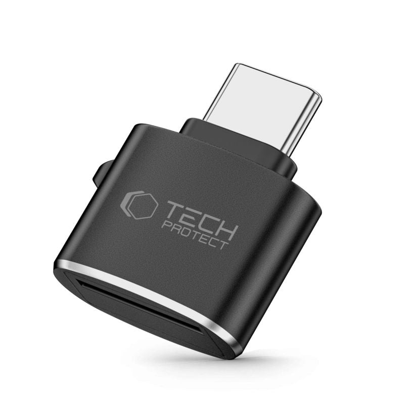 Αναγνώστης Καρτών USB-C Tech-Protect Ultraboost, microSD, Μαύρο