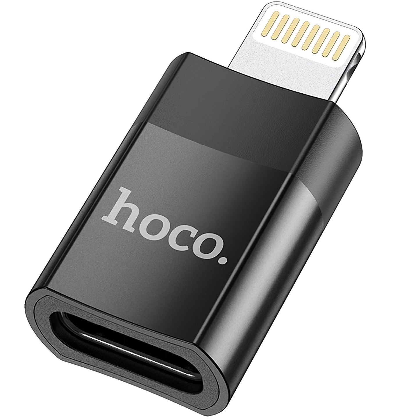 Προσαρμογέας δεδομένων και φόρτισης USB-C - Lightning HOCO UA17, Μαύρο 