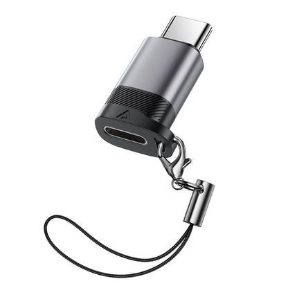Προσαρμογέας Δεδομένων και Φόρτισης Lightning - USB-C Acefast J19, Γκρι