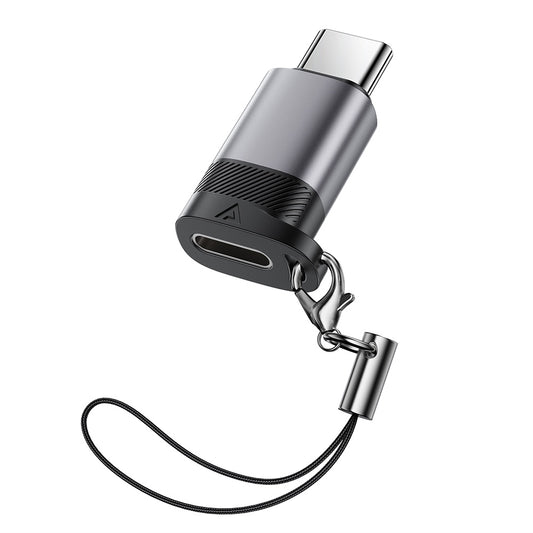 Προσαρμογέας Δεδομένων και Φόρτισης Lightning - USB-C Acefast J19, Γκρι