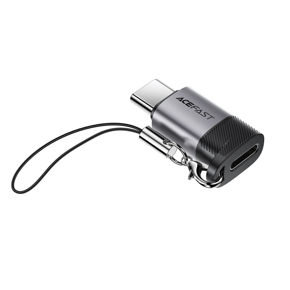 Προσαρμογέας Δεδομένων και Φόρτισης Lightning - USB-C Acefast J19, Γκρι