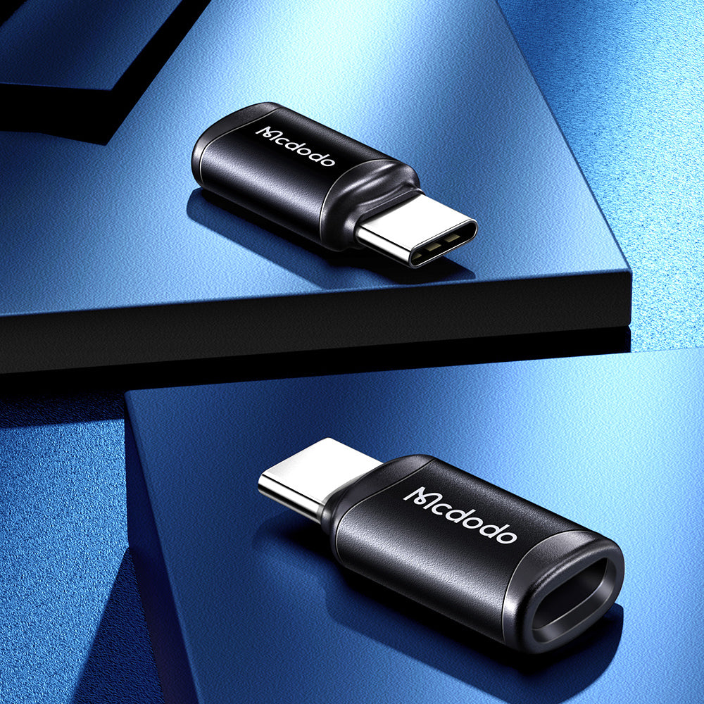 Προσαρμογέας Δεδομένων και Φόρτισης Lightning - USB-C McDodo OT-7700, Μαύρο