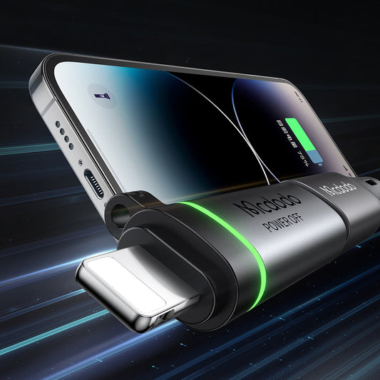 Προσαρμογέας Δεδομένων και Φόρτισης USB-C - Lightning McDodo OT-2590 Power Off, Μαύρο