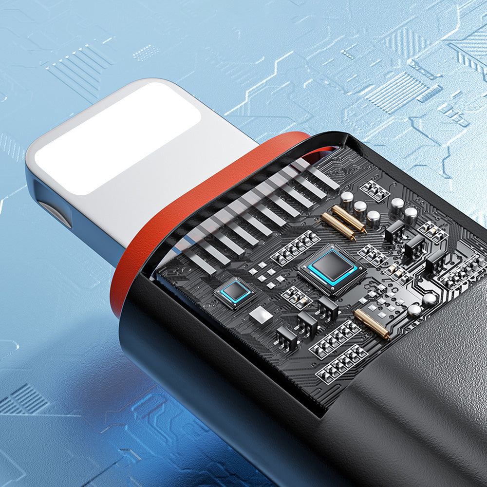 Προσαρμογέας Δεδομένων και Φόρτισης USB-C - Lightning Techsuit A3 HyperPort, Μαύρο Πορτοκαλί