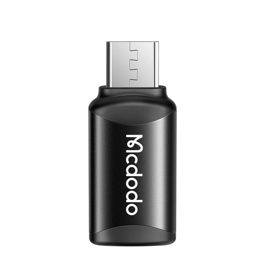 Προσαρμογέας Δεδομένων και Φόρτισης USB-C - microUSB McDodo OT-7690, Μαύρο